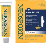 Neosporin + Maximum-Strength Pain Relief Dual Action Antibiotic Ointment with Bacitracin Zinc, 1 oz