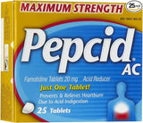 Pepcid AC Maximum Strength Tablets-25 Count