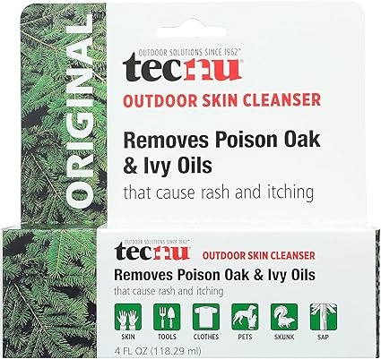 POISON IVY CLEANER, TECNU, oak-n-ivy, 4oz bottle
