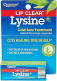 Quantum Health Lip Clear Lysine+ Cold Sore Treatment|Fast Relief of Pain and Itching|Cuts Healing Time in Half| 0.25 Ounce