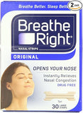 Breathe Right Nasal Strips, Large,tan, 30-count Boxes