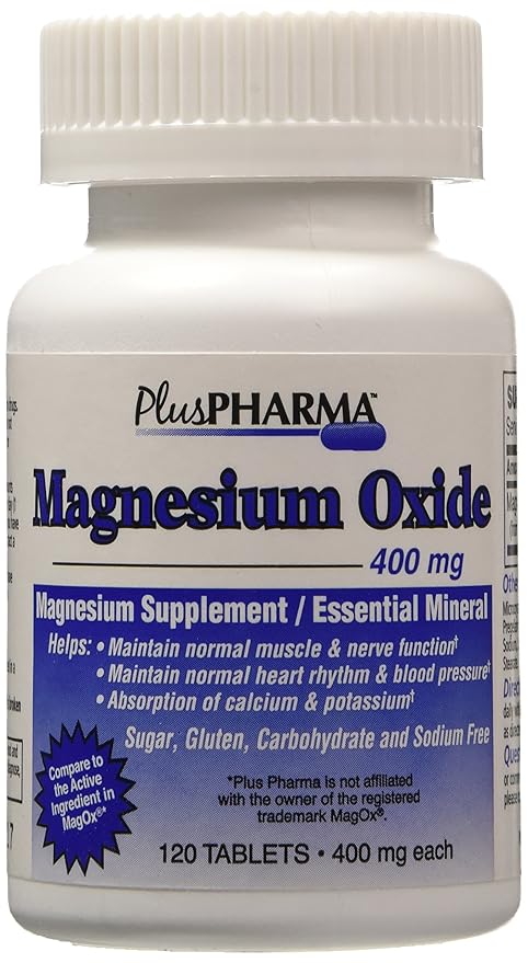 Mineral Supplement Major? Magnesium Oxide 400 mg Strength Tablet 120 per Bottle