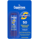 Coppertone Sport Sunscreen Lip Balm, SPF 50 Sunscreen for Lips, Skin Protectant, 0.13 Oz