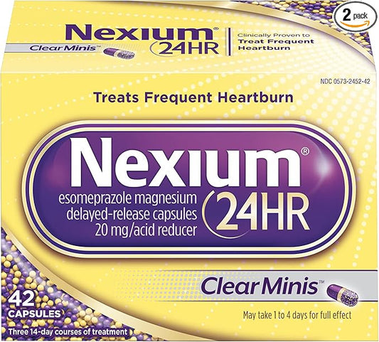 Nexium 24HR ClearMinis Heartburn, 42 Delayed Release Capsules