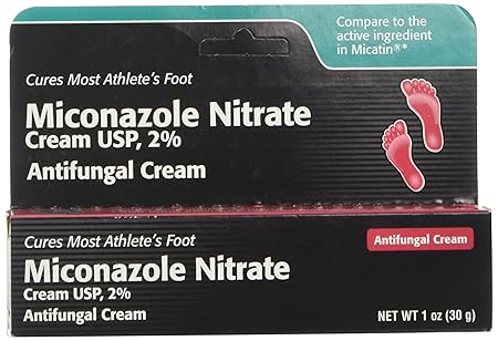 Miconazole Nitrate 2% Antifungal Cream 1 oz
