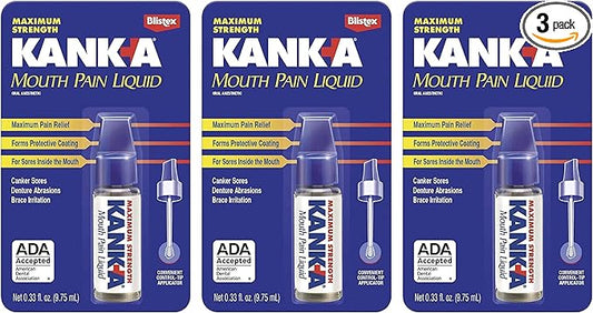 Kank-A Mouth Pain Liquid, Professional Strength ,0.33 Fl Oz 