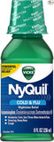 Vicks NyQuil Cold & Flu Nighttime Relief, Original Liquid 8 Fl Oz 