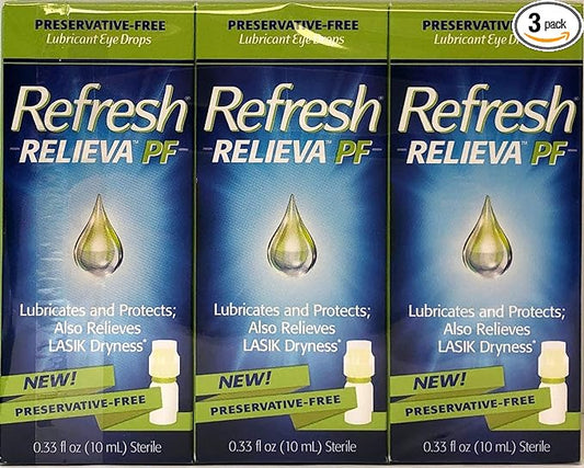 Refresh Relieva - Preservative Free Lubricant Drops, 0.33 fl oz (0.33 fl oz)