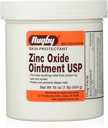 Zinc Oxide Ointment by Rugby - 1 Lb by RUGBY LABORATORIES
