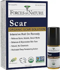 Forces Of Nature, Medicine Scar Control Rollerball Organic, 0.14 Fl Oz
