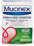 Mucinex High Blood Pressure Liquid Gels for Cough & Chest Congestion, 16 ct.