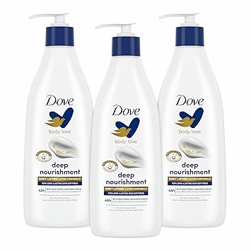 Dove Body Love Moisturizing Body Lotion Intense Care for Rough or Dry Skin Softens and Smoothes 13.5oz