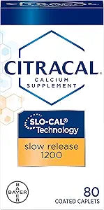 Citracal Calcium + D Slow Release 1200 Tablets 80 Tablets