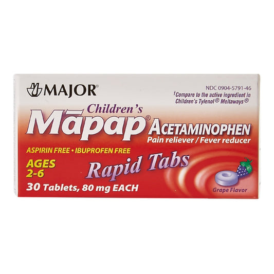 Children's Pain Relief Mapap? 80 mg Strength Acetaminophen Orally Disintegrating Tablet 30 per Bottle