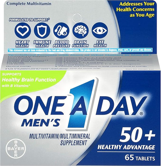 One A Day Men's 50+ Advantage Multivitamins, 65 Count