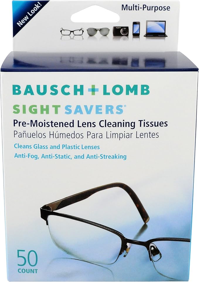 Sight Savers Pre-Moistened Lens Cleaning Tissues 50 ea