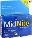 MidNite Natural Sleep Supplement, 30-Count Box