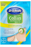 Dr. Scholl's Removedores de callos extra gruesos 4 cojines cada uno.