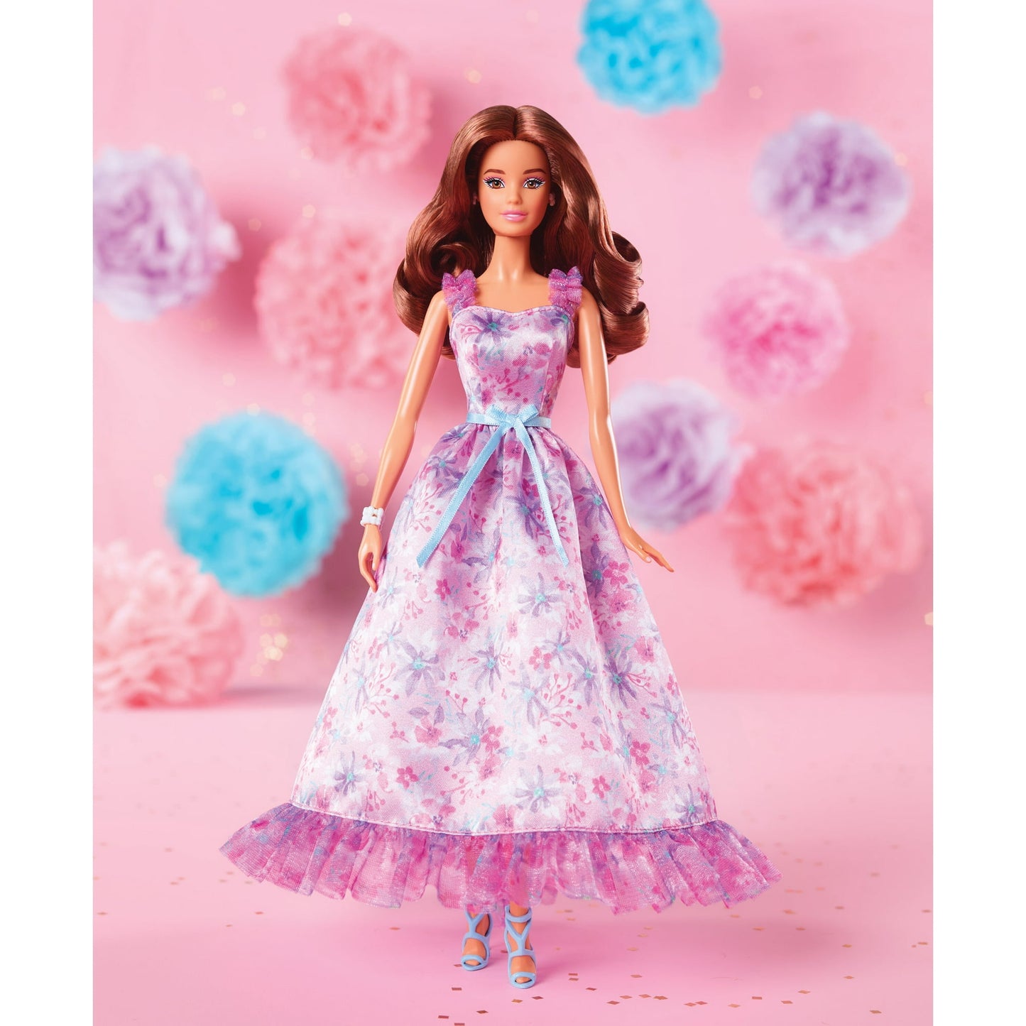 Barbie Signature Birthday Wishes Collectible Doll in Lilac Dress with Giftable Packaging