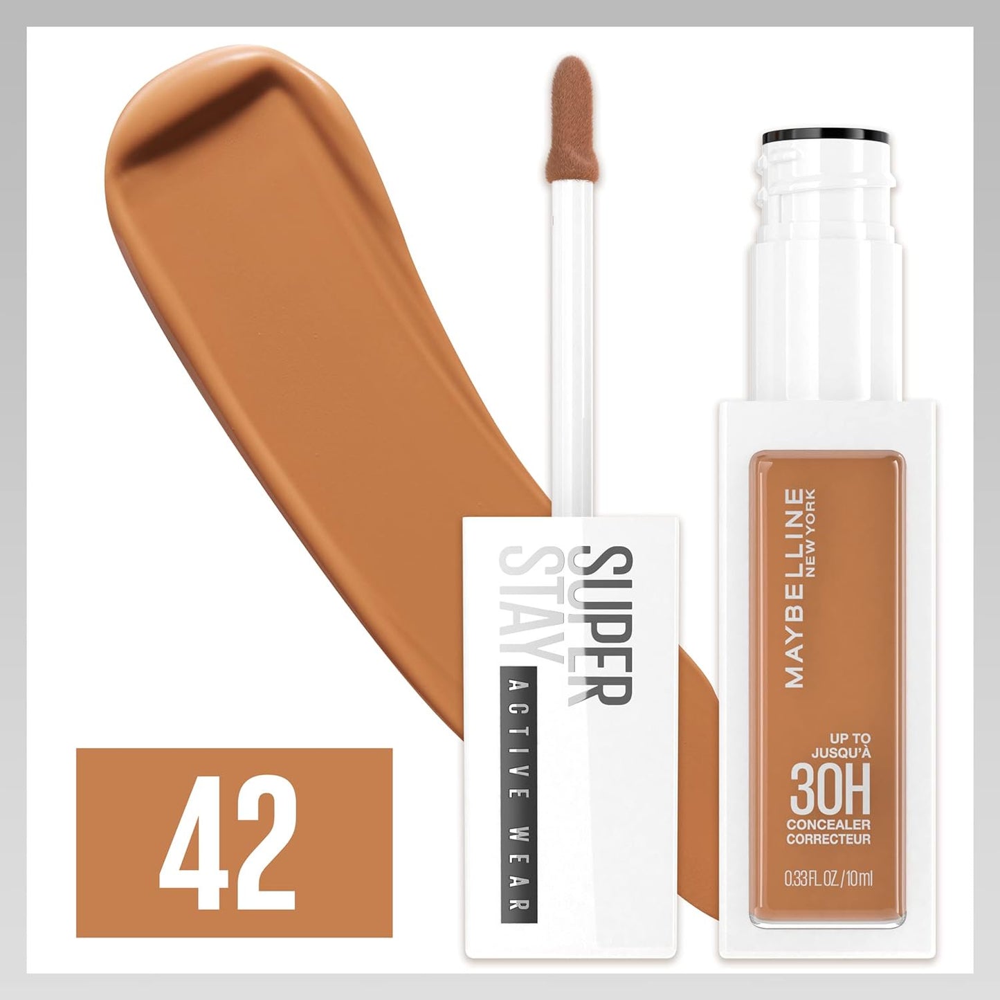 42  Maybelline SuperStay Longwear Liquid Concealer, Up to 30 Hour Wear - 0.33 fl oz pack 2