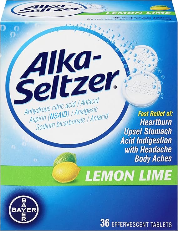 Alka- Seltzer Lemon Lime, 36-Count