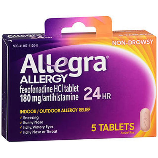 Adult 24HR Tablet 180 mg, Allergy Relief5.0ea