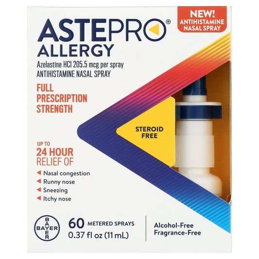 Astepro Allergy Medicine, Steroid Free Antihistamine Nasal Spray, 60