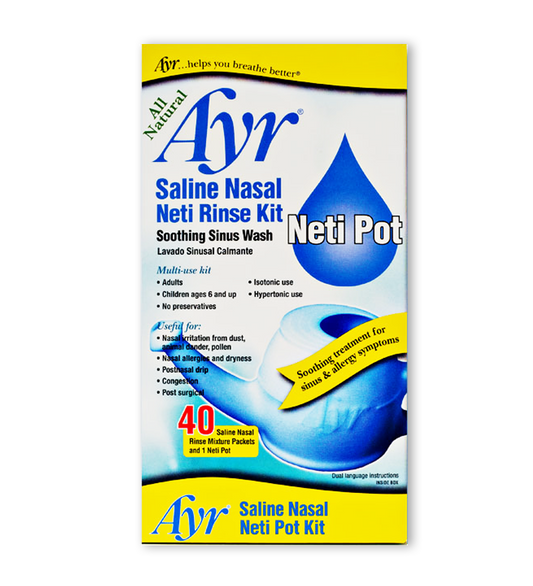 Ayr Saline Nasal Neti Rinse Kit