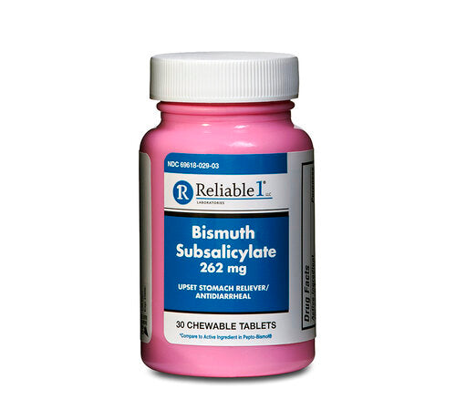 BISMUTH SUBSALICYLATE 262 MG CHEW TABLET