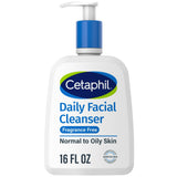 Cetaphil Daily Facial Cleanser for Sensitive, Combination to Oily Skin, 16 oz