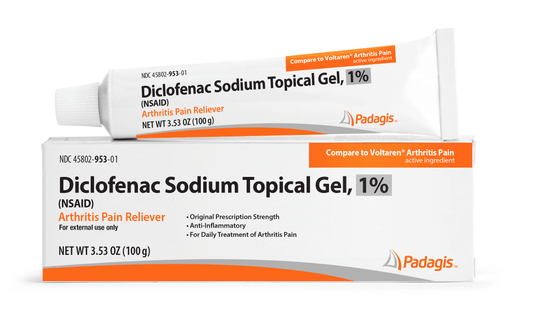 Diclofenac Sodium Topical Gel, 1%