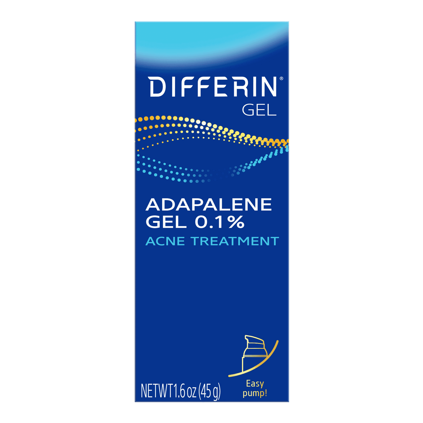 Differin Adapalene Gel 0.1% Acne Treatment - 1.6oz