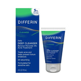 Differin Daily Deep Cleanser with Benzoyl Peroxide, 4 OZ