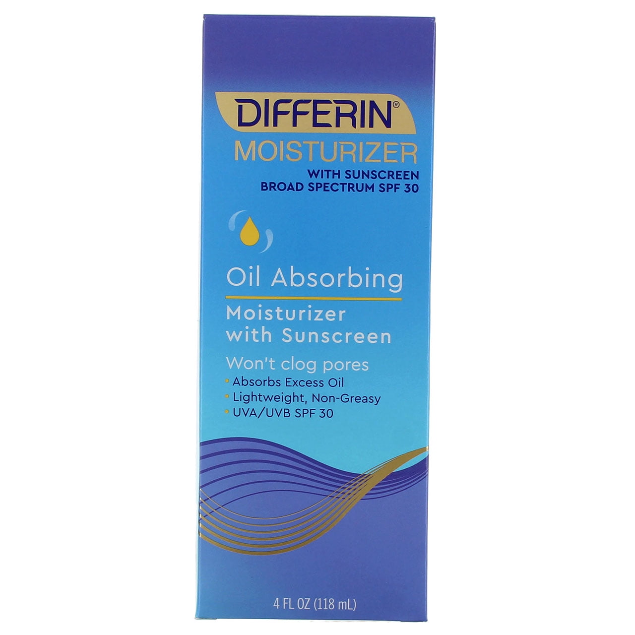 Differin Oil Absorbing Moisturizer with Sunscreen, SPF 30, 4 oz