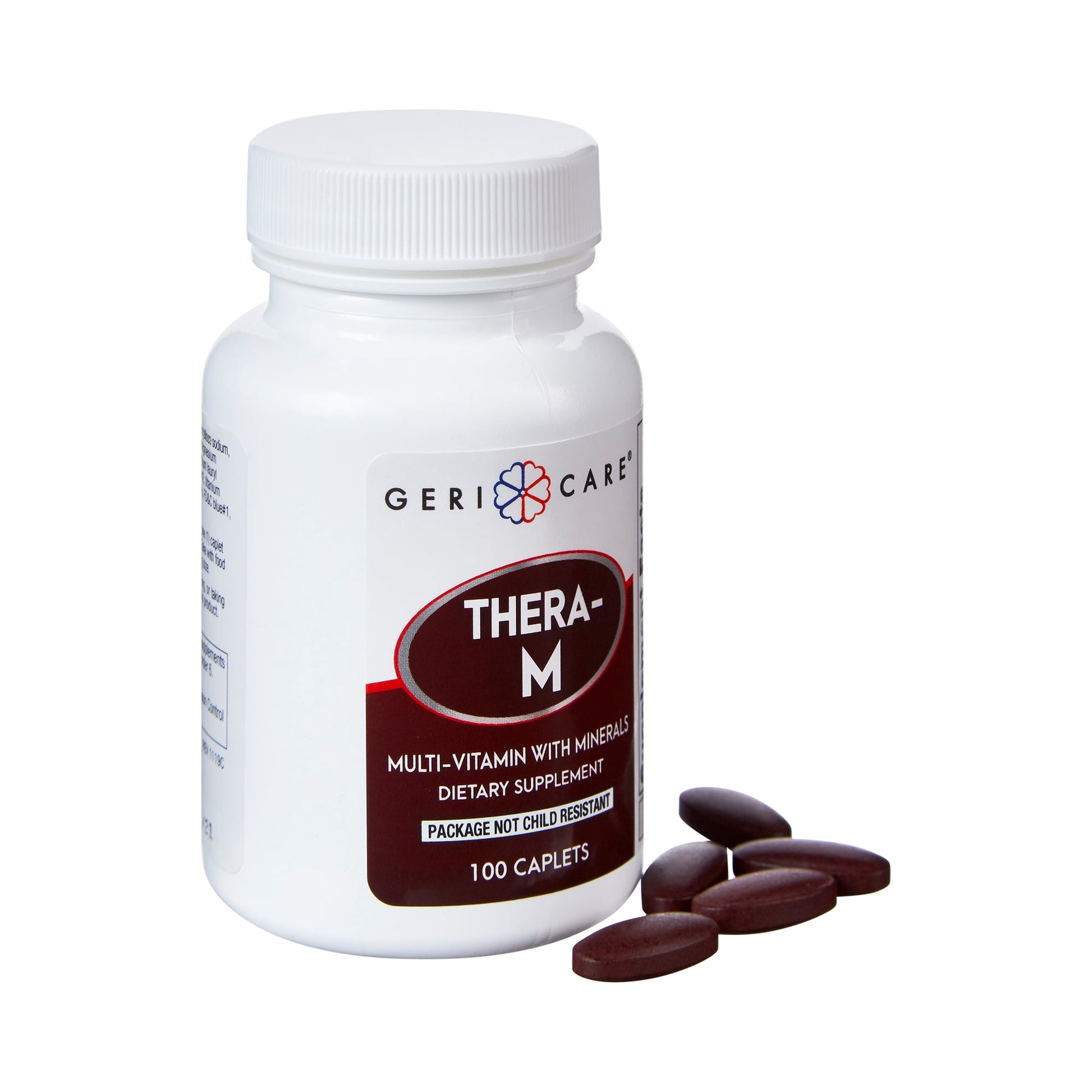 Geri-Care Thera-M Multivitamins with Minerals, Nutritional Supplements, 1 Bottle, 100 per Bottle