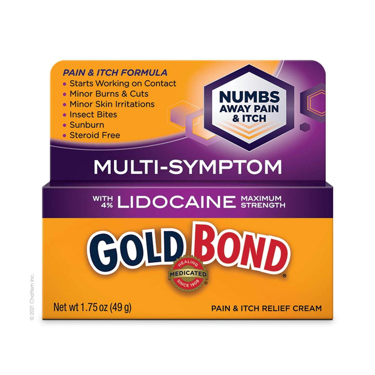 Gold Bond Medicated Maximum Strength Pain & Itch Cream, 1.75 oz.
