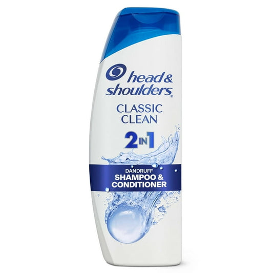 Head & Shoulders 2 in 1 Dandruff Shampoo and Conditioner, Classic Clean, 12.5 fl oz