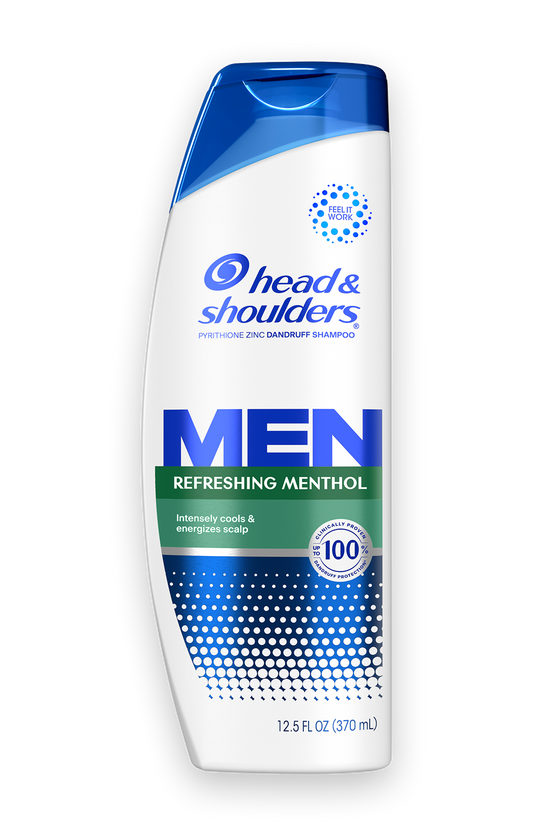 MENS REFRESHING MENTHOL ANTI-DANDRUFF SHAMPOO FOR DAILY USE, PARABEN