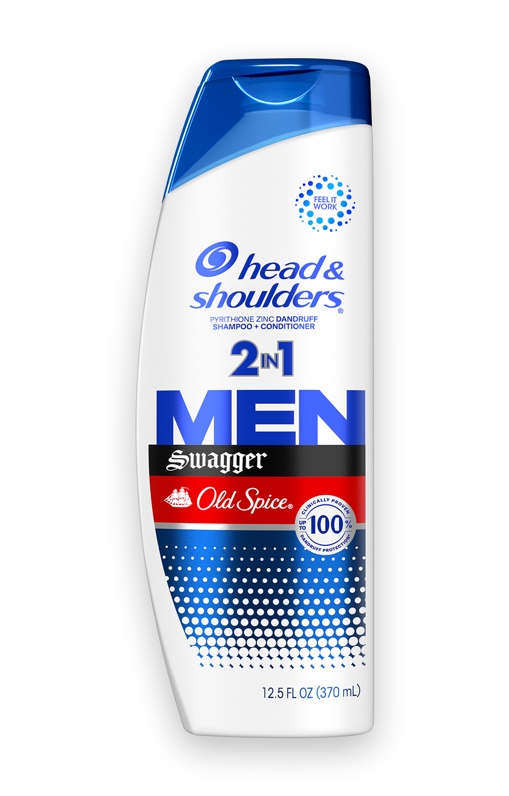 MENS OLD SPICE SWAGGER 2 IN 1 DANDRUFF SHAMPOO AND CONDITIONER FOR DAILY USE, PARABEN FREE