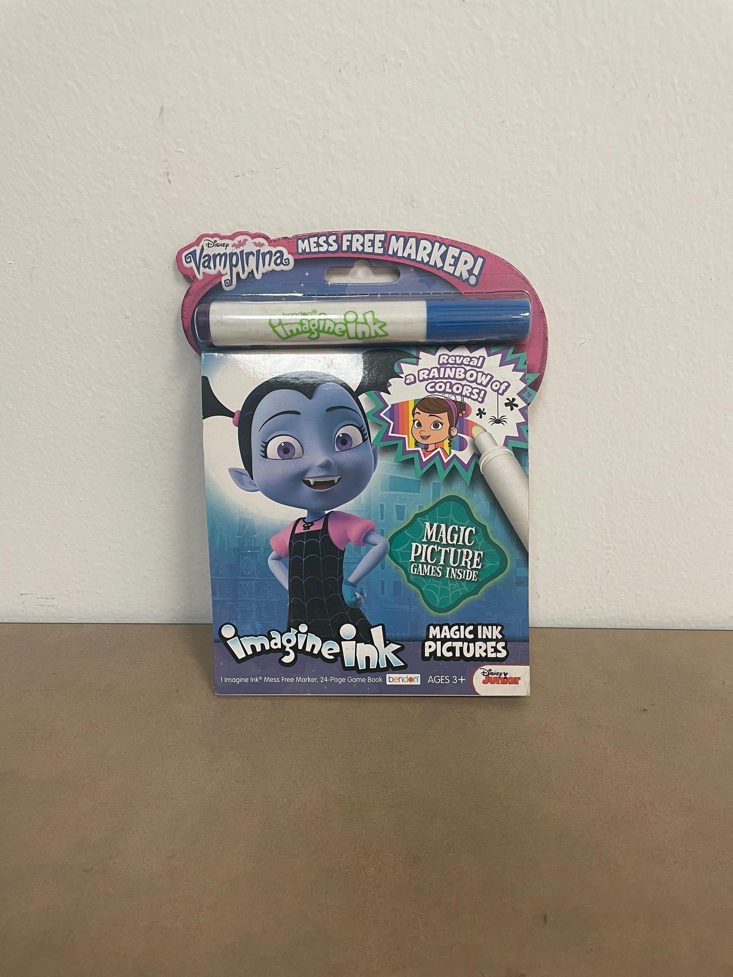 Disney VAMPIRINA Imagine Ink Magic Ink Pictures 24 Page Game Book 13940 Bendon Multicolored - 1 Pack