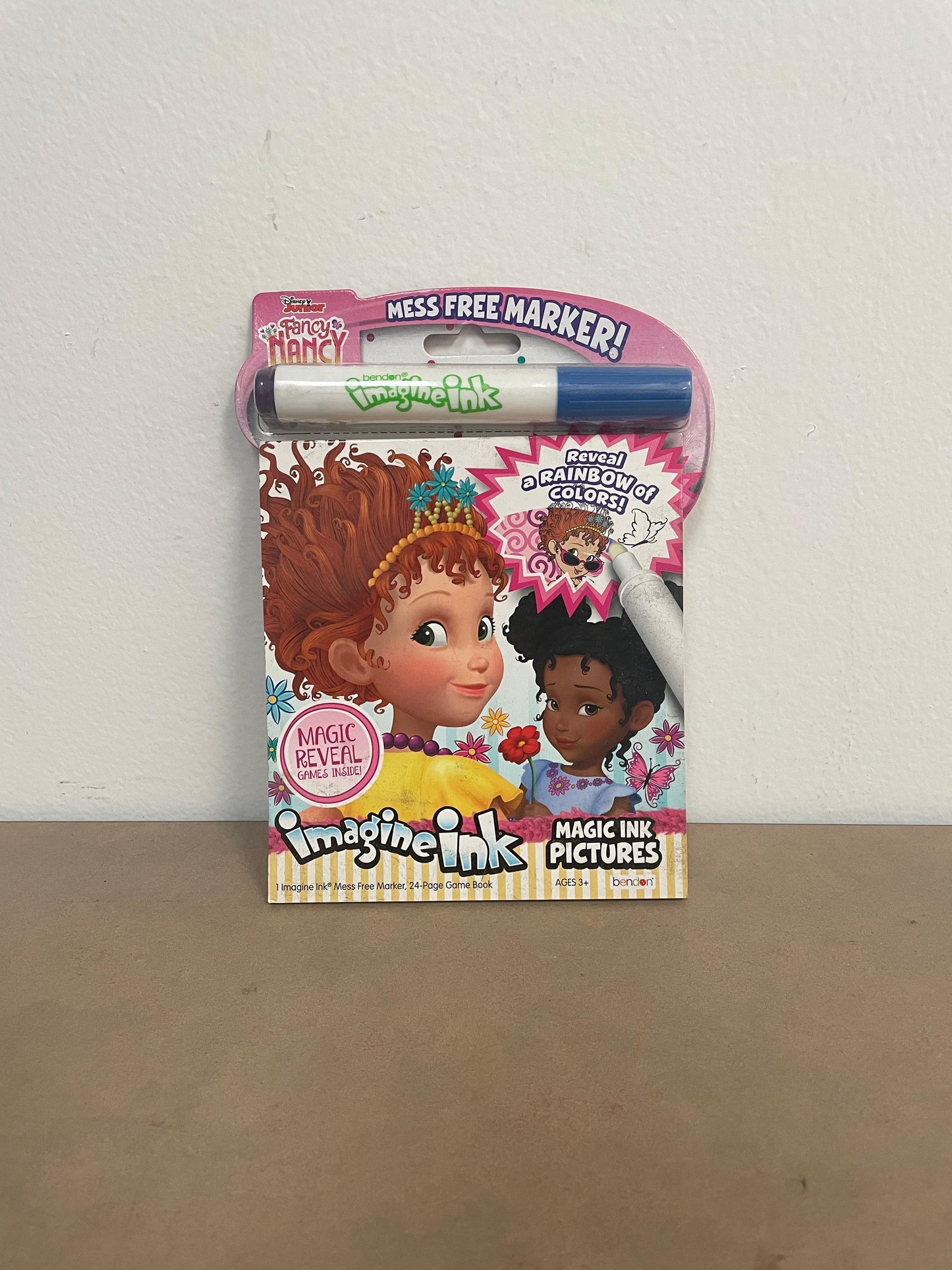 Disney Fancy Nancy Imagine Ink Magic Ink Pictures 24 Page Game Book 13940 Bendon Multicolored - 2 Pack