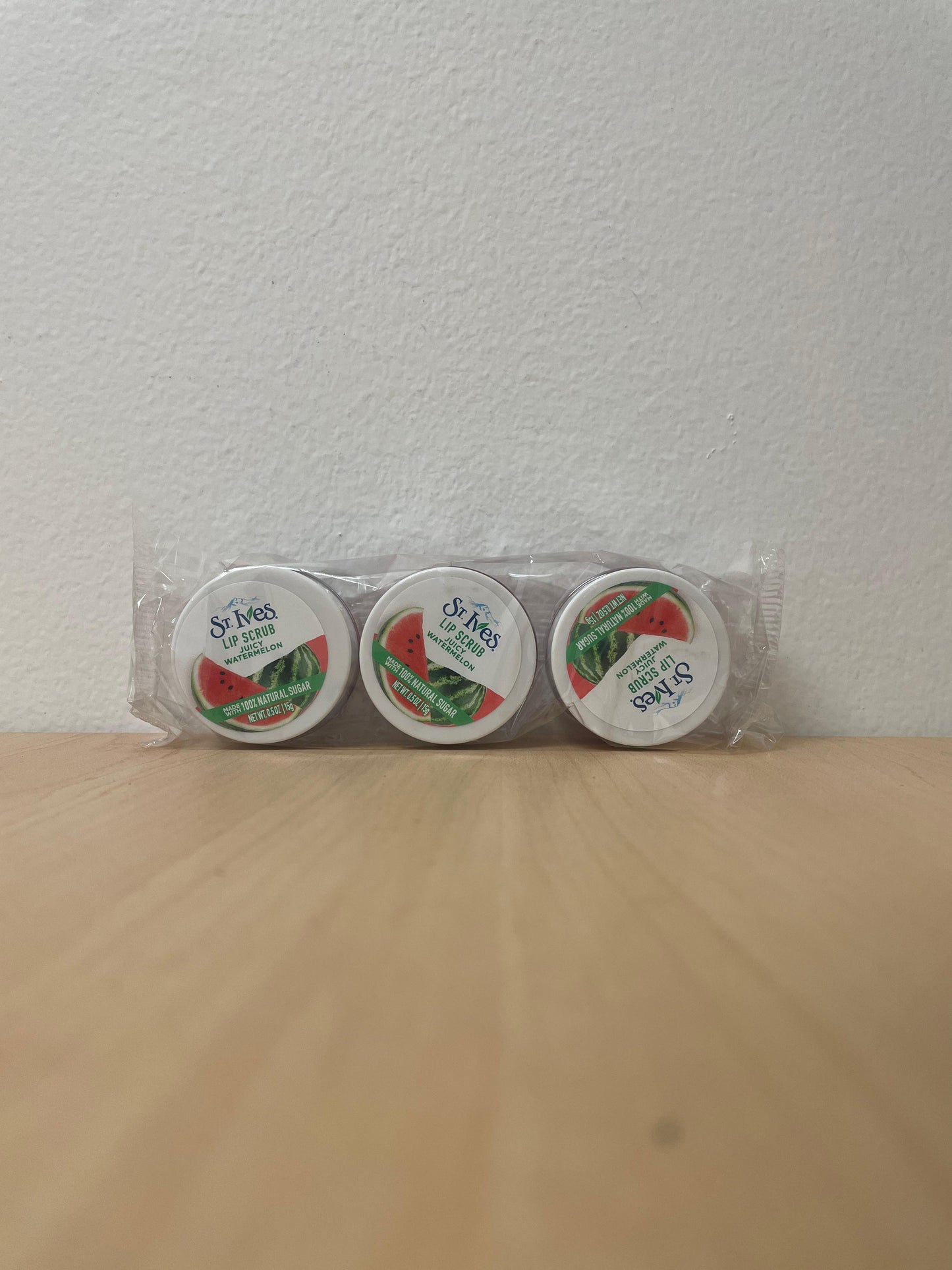 St. Ives Juicy Watermelon Lip Scrub 0.5oz 3 Pack