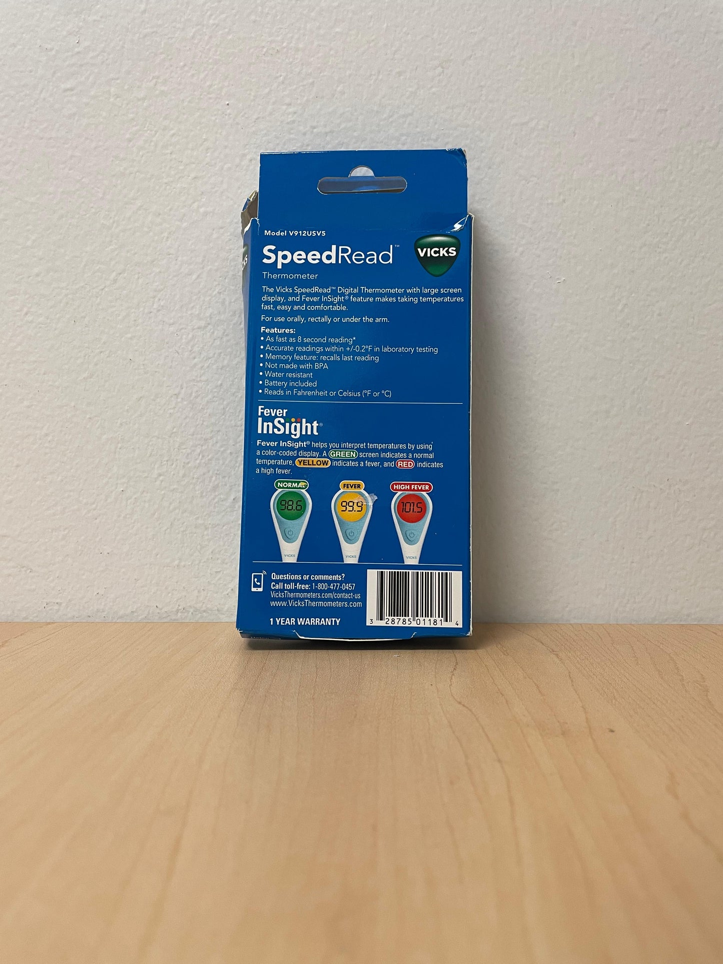 Vicks SpeedRead Digital Thermometer - White