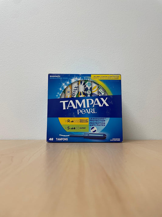 Tampax Pearl Duo Pack Regular/Super Tampons - 48ct (Please be advised that sets may be missing pieces or otherwise incomplete.)