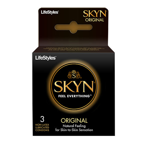 Sxwell LifeStyles SKYN Original Polyisoprene Condoms, 3 Count, 3/PK