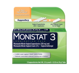 MONISTAT? 3-Day Treatment Combination    Suppositories
