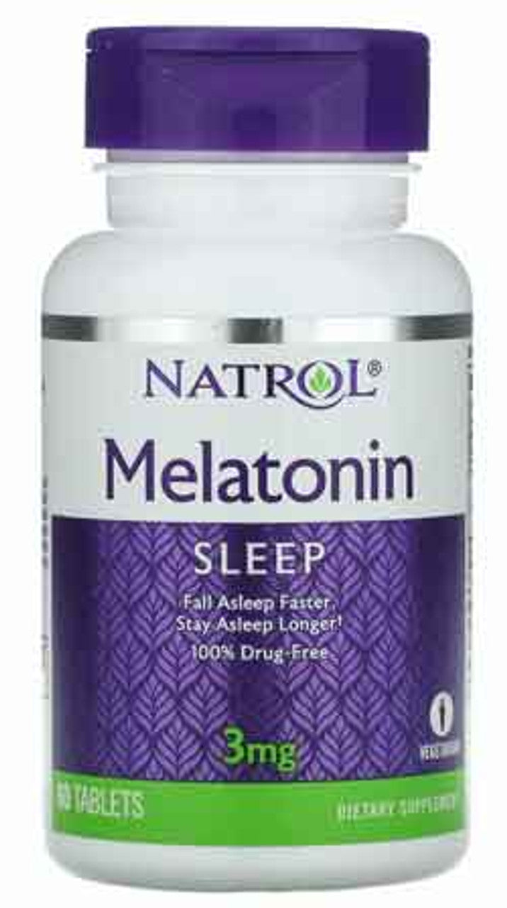 Melatonin tabletter 3mg 60 af Natrol