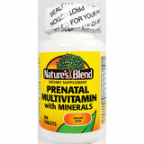 Prenatal Multivitamin with Minerals, 100 Tablets by Nature's Blend