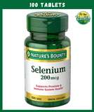 Nature? Bounty Selenium (200 mcg) ·100 tablets