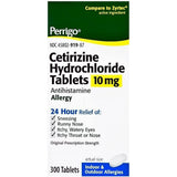 Perrigo Cetirizine Hydrochloride 10 mg - 300 Tablets